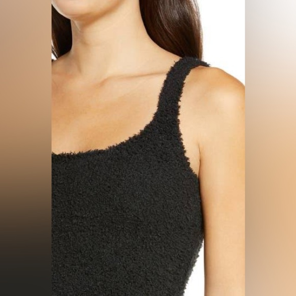 Skims Cozy Knit Tank in Black size 2X/3X - Picture 5 of 12